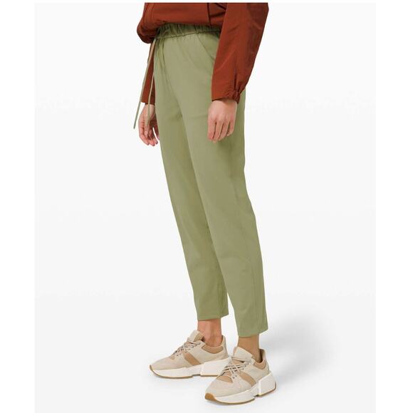 Lululemon Keep Moving High Rise Full Length Pull On Pant Rosemary Green Size 2 - Picture 2 of 12